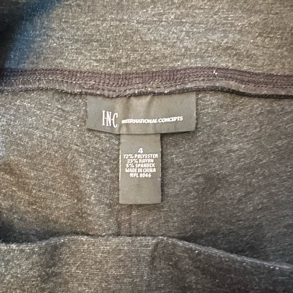 INC Heather Gray pull on skinny pants/leggings - Picture 5 of 5